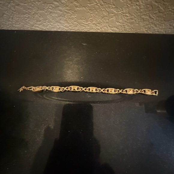 Vintage Gold Authentic Swan Swarovski Multi Crystals Bracelet - Picture 5 of 8